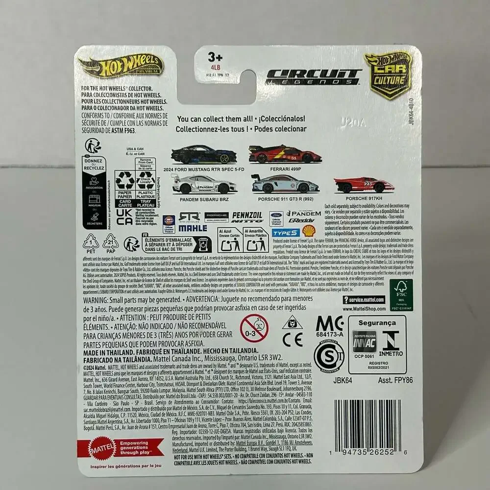 Hot Wheels Premium Car Culture Circuit Legends Pandem Subaru BRZ 1:64 Die-Cast